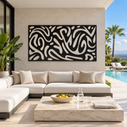 Outdoor Abstract Metal Wall Art