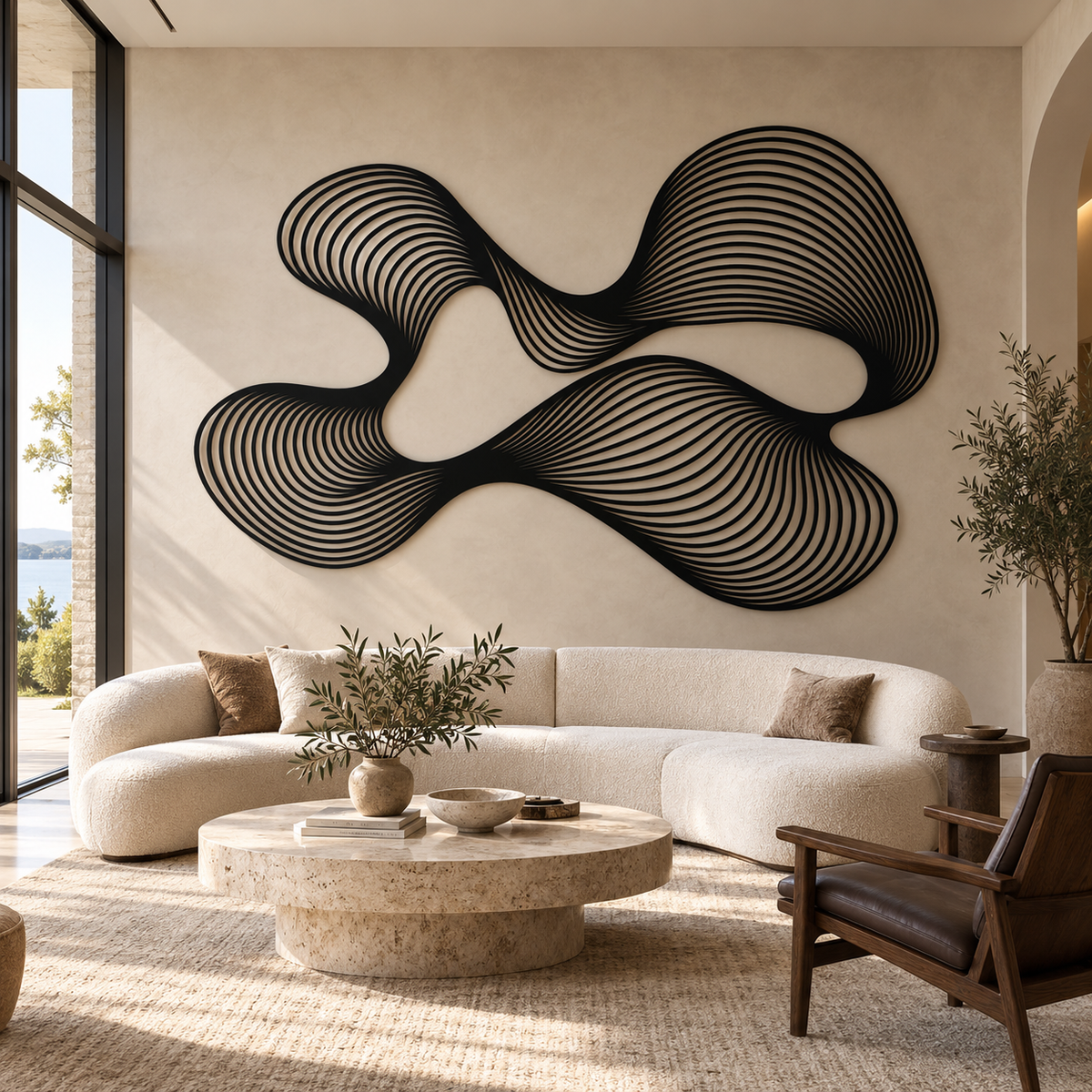 Kinetic Metal Wall Art