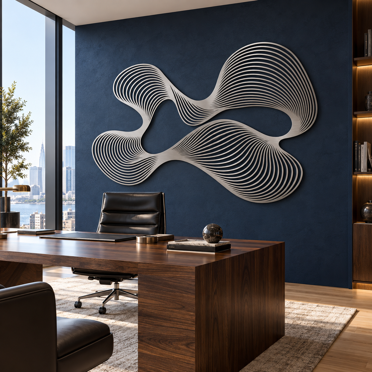 Kinetic Metal Wall Art
