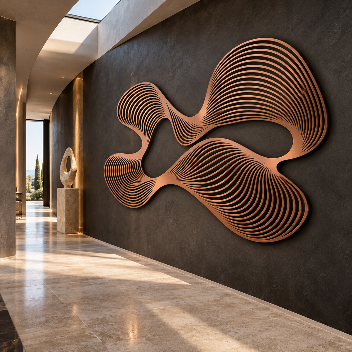 Kinetic Metal Wall Art