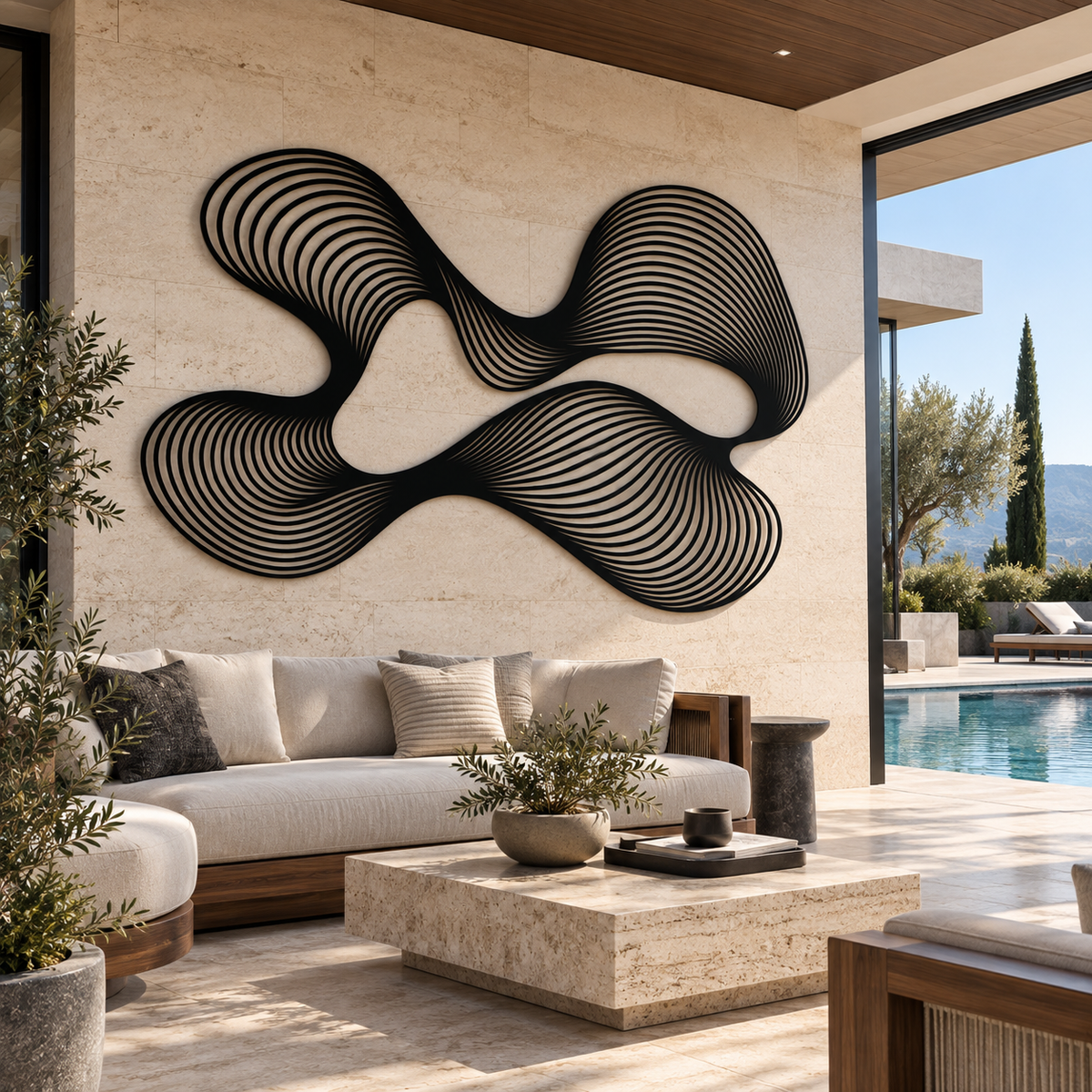 Kinetic Metal Wall Art